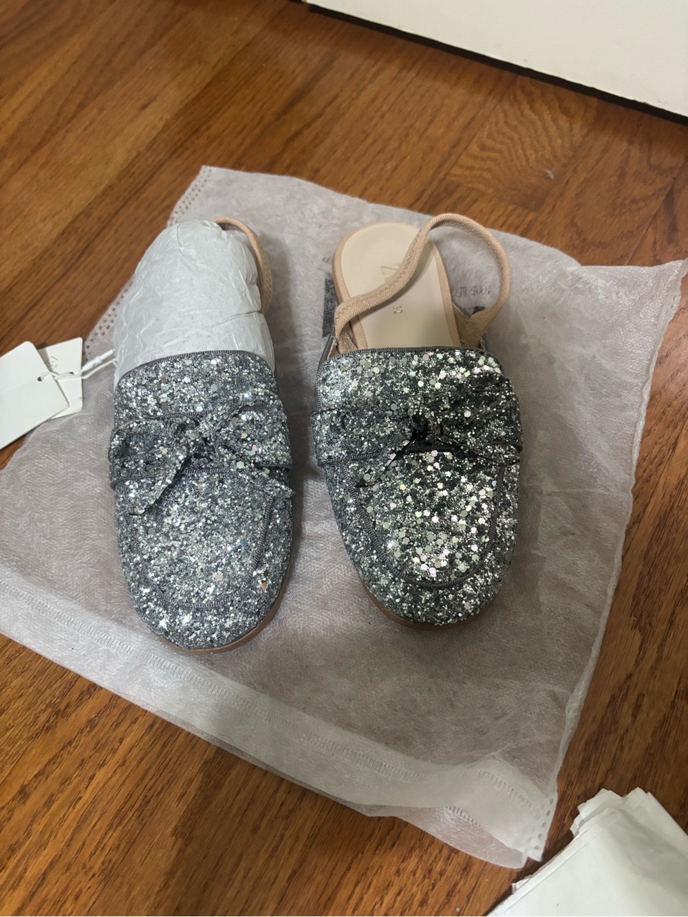 Zara Silver Girl Shoes